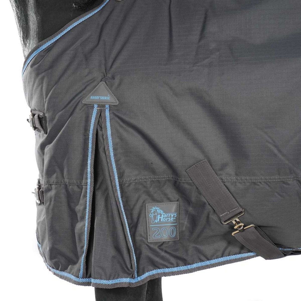 Harry's Horse Alfombra de Exterior Thor 200g Ebano