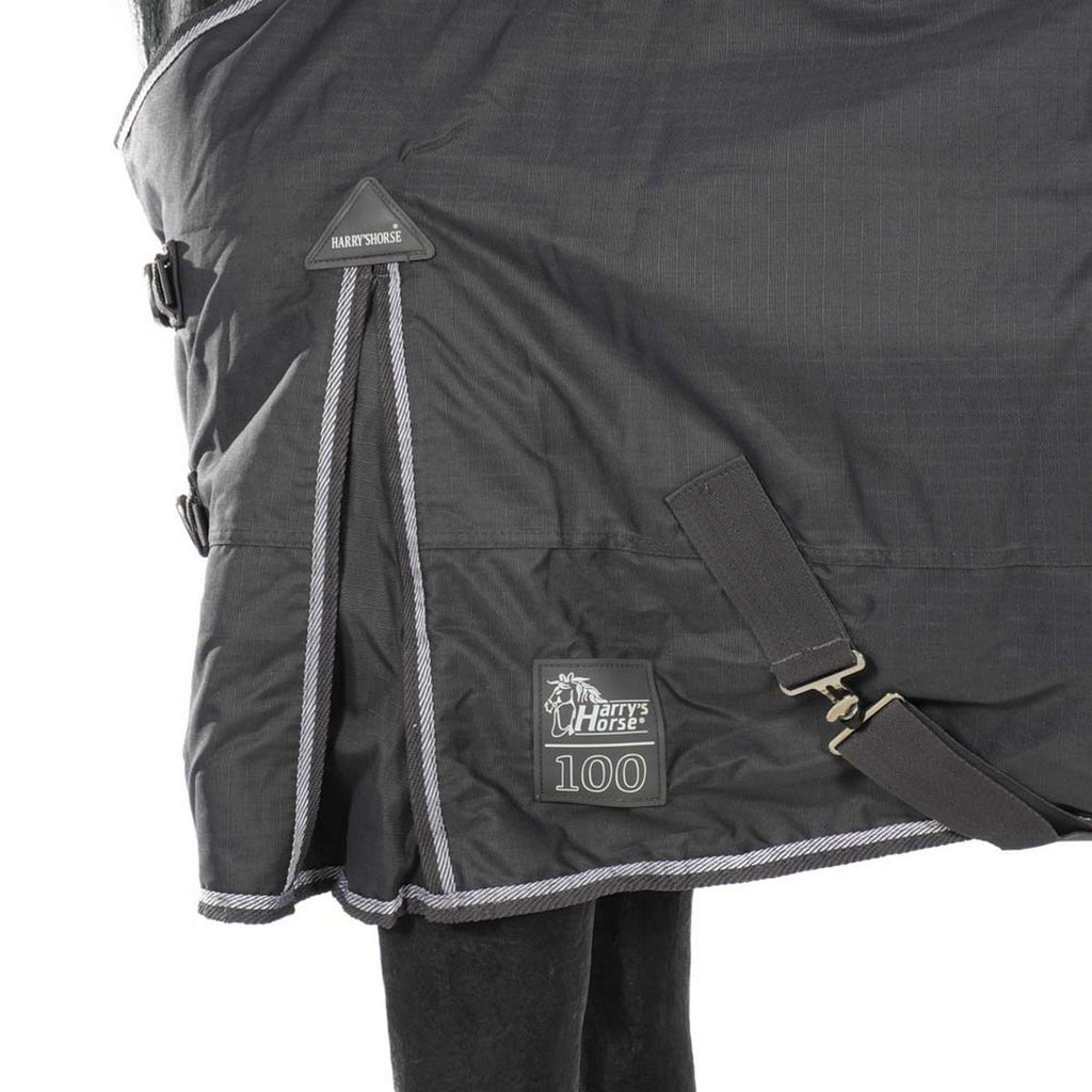 Harry's Horse Alfombra de Exterior Thor 100g Ebano