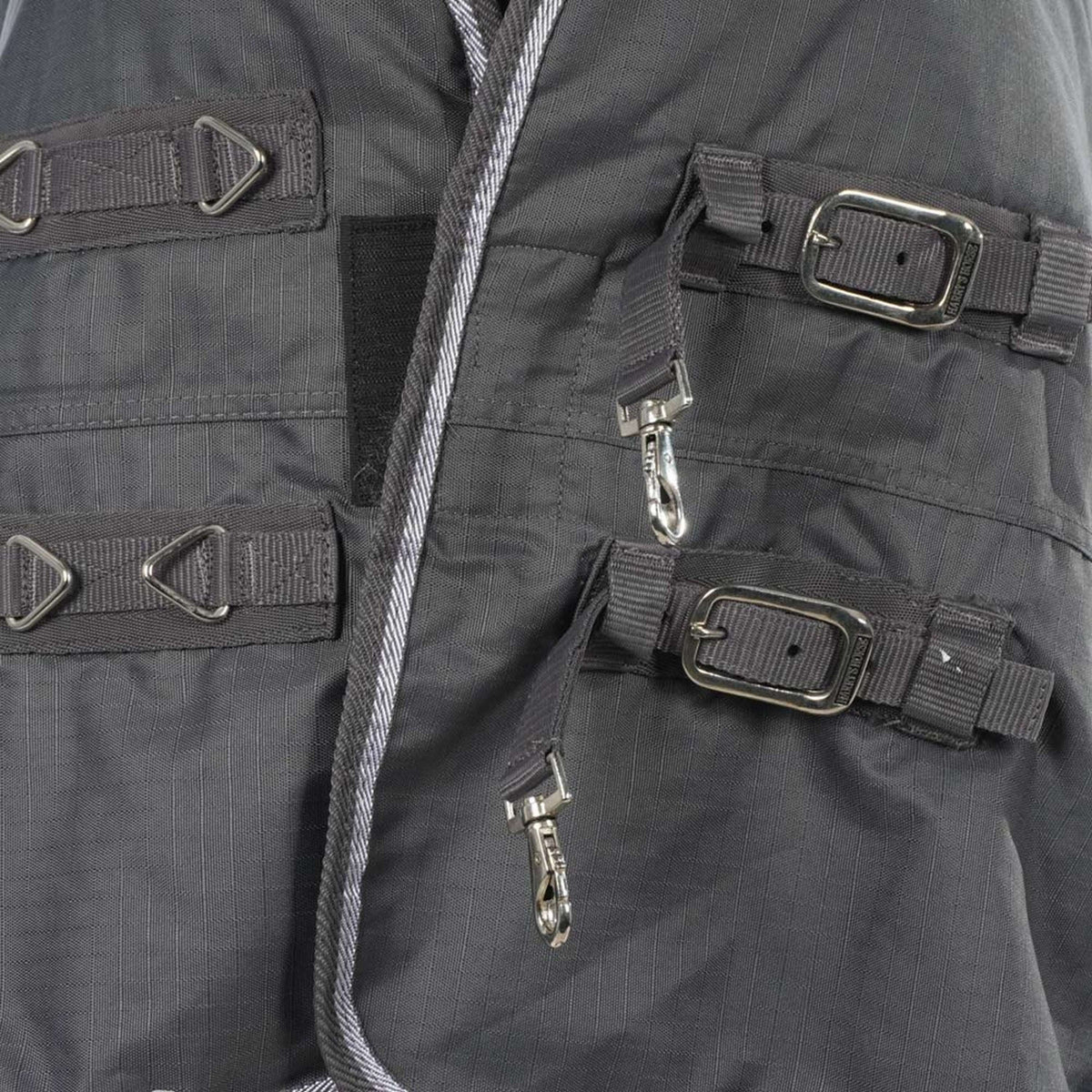 Harry's Horse Alfombra de Exterior Thor 200g con cuello Ebano