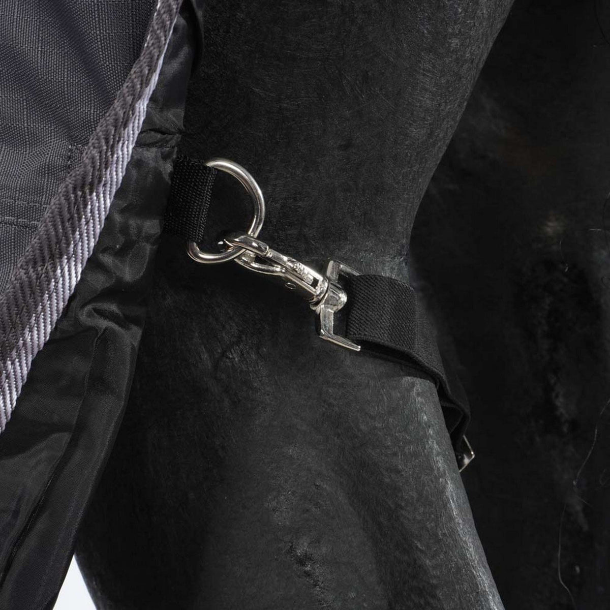 Harry's Horse Alfombra de Exterior Thor 200g con cuello Ebano