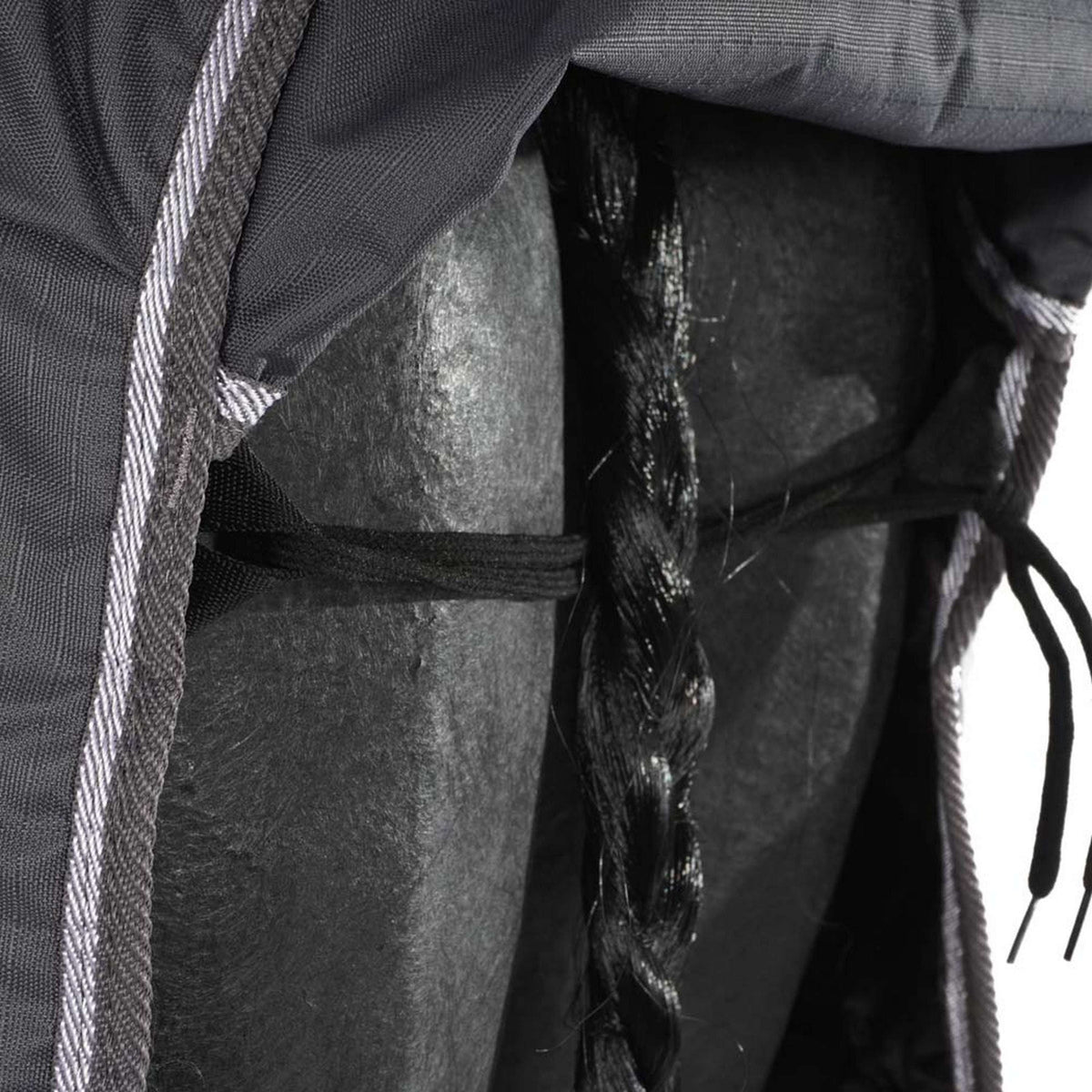 Harry's Horse Alfombra de Exterior Thor 200g con cuello Ebano