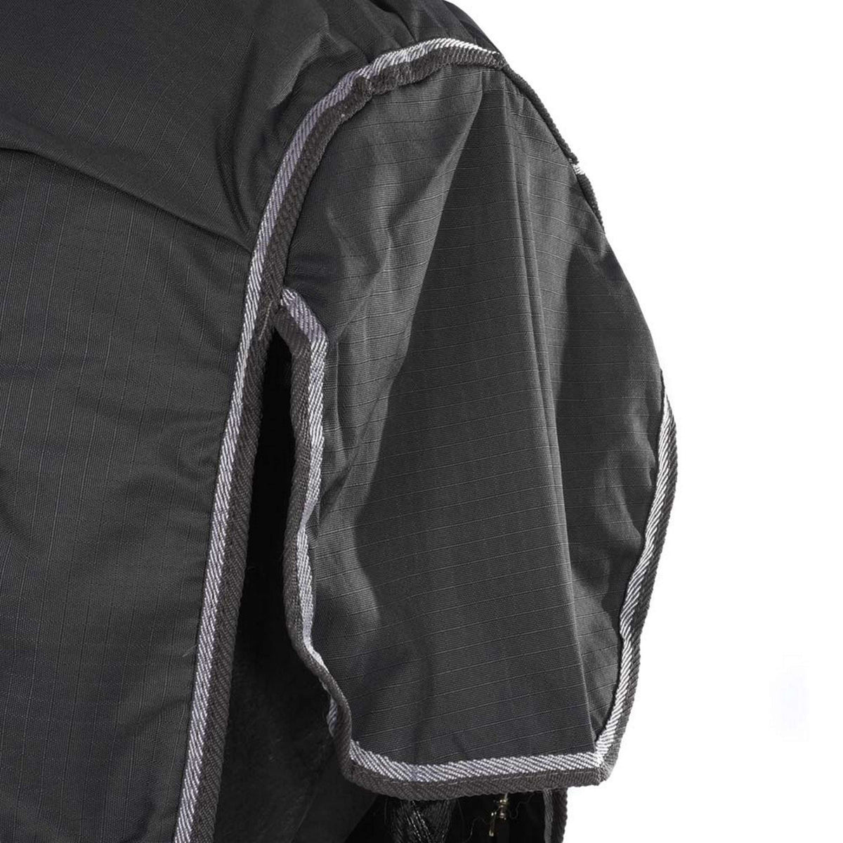 Harry's Horse Alfombra de Exterior Thor 200g con cuello Ebano