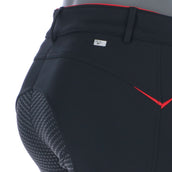 Catago Pantalones Jodhpur. Solrun Softshell Asiento de Silicona Negro