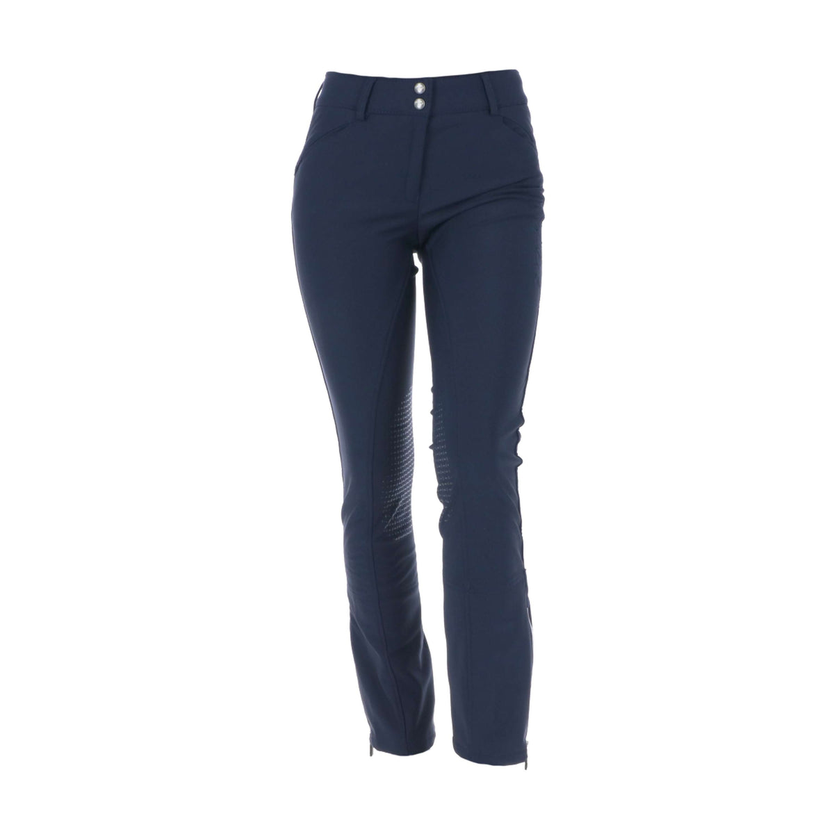Catago Pantalones Jodhpur. Solrun Softshell Rodilleras de Silicona Marino