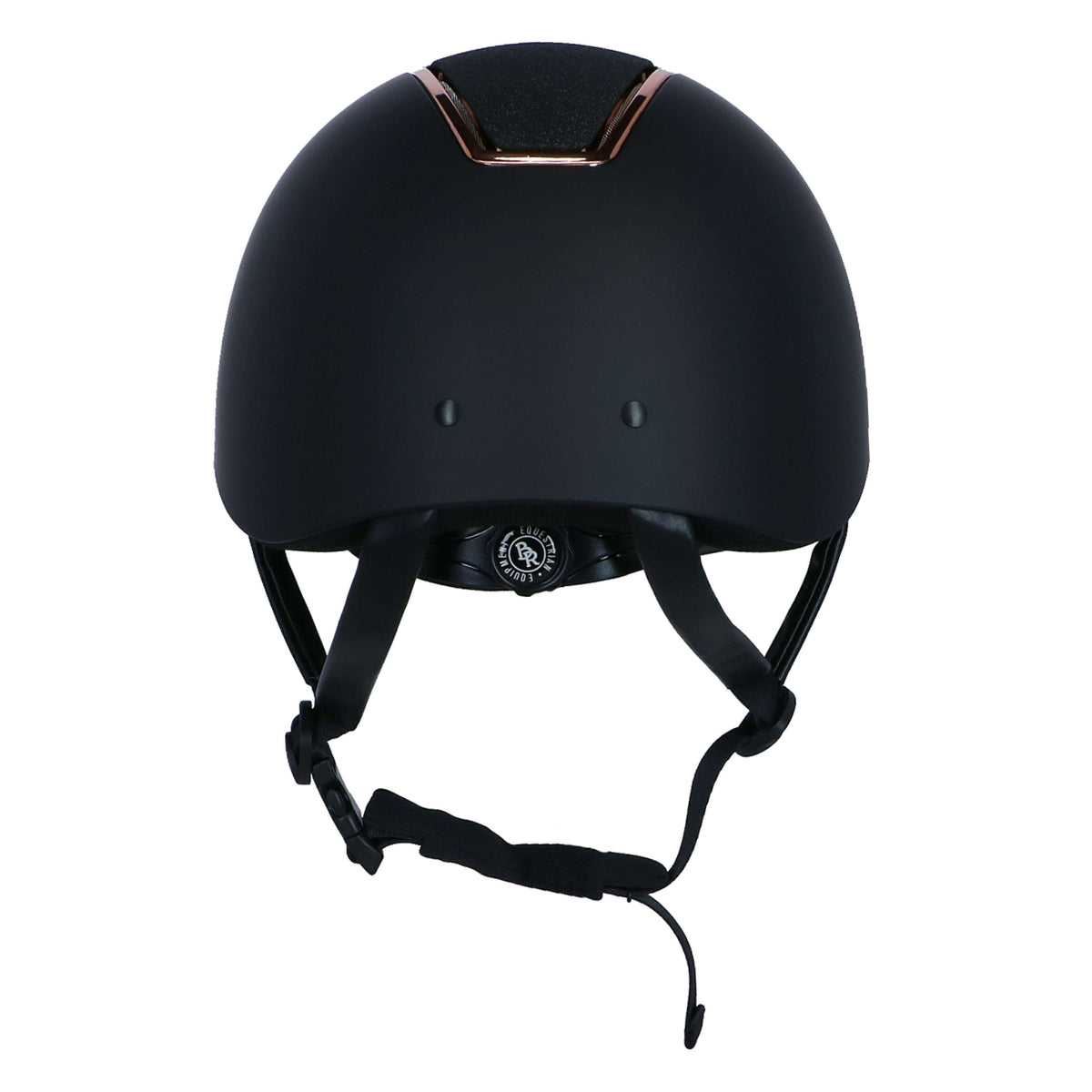 BR Casco de Equitación Omega Painted Glitter Negro/Rosa