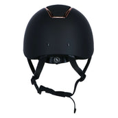 BR Casco de Equitación Omega Painted Glitter Negro/Rosa