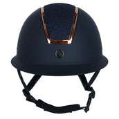 BR Casco de Equitación Omega Painted Glitter Navy/Rose