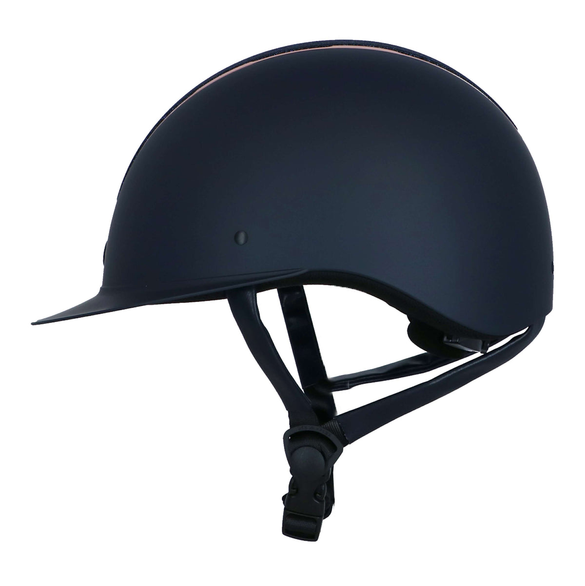 BR Casco de Equitación Omega Painted Glitter Navy/Rose