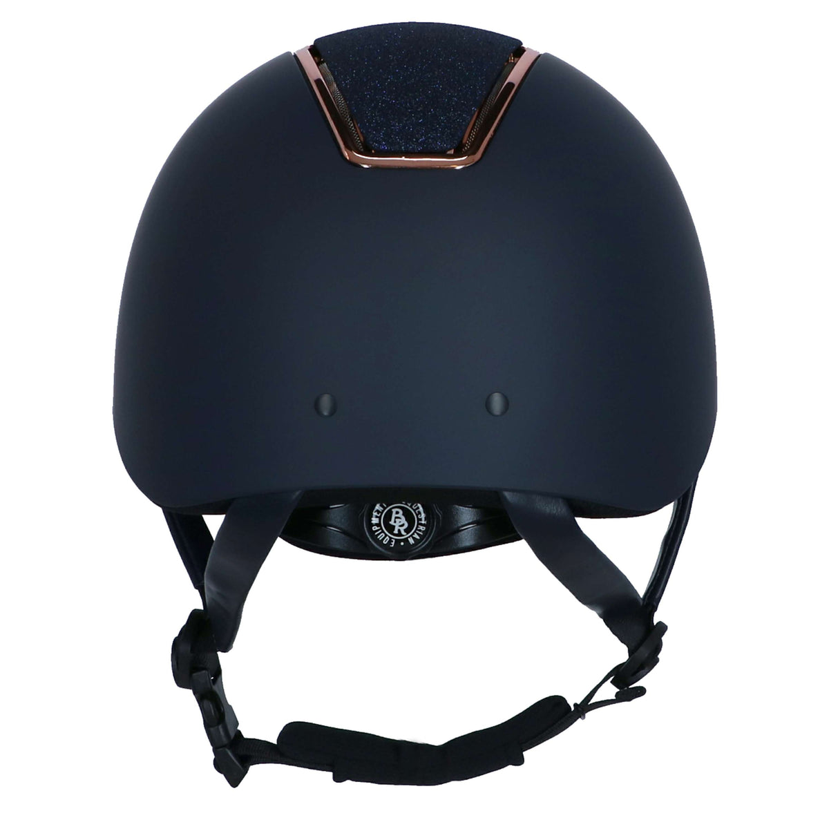 BR Casco de Equitación Omega Painted Glitter Navy/Rose