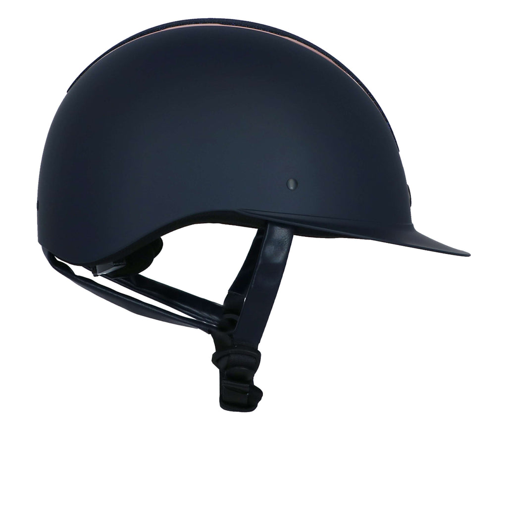 BR Casco de Equitación Omega Painted Glitter Navy/Rose