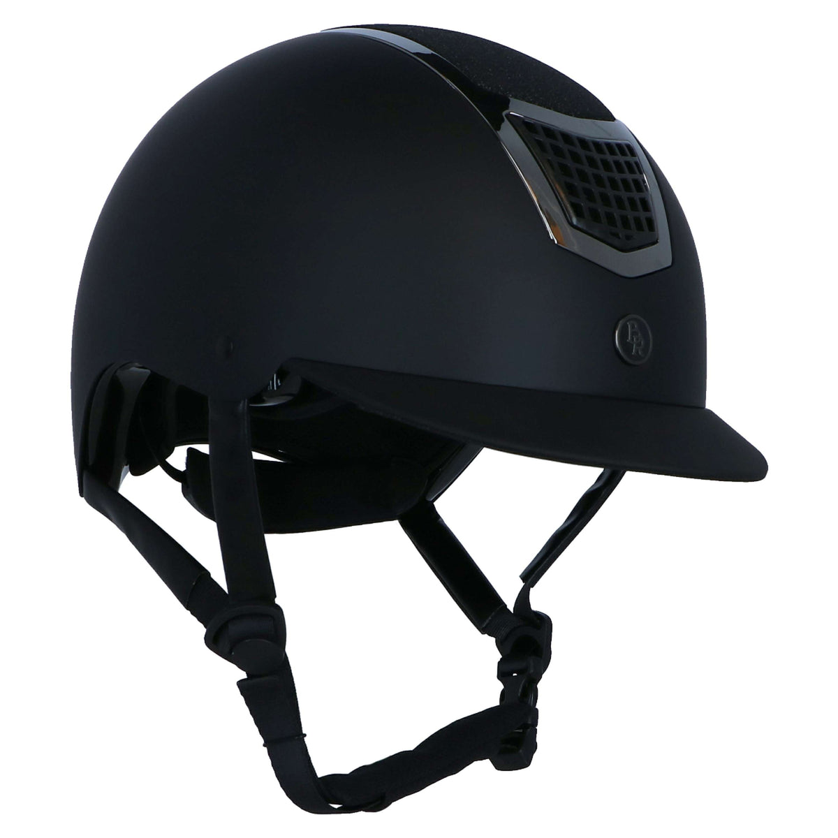 BR Casco de Equitación Lambda Negro/Gunmetal