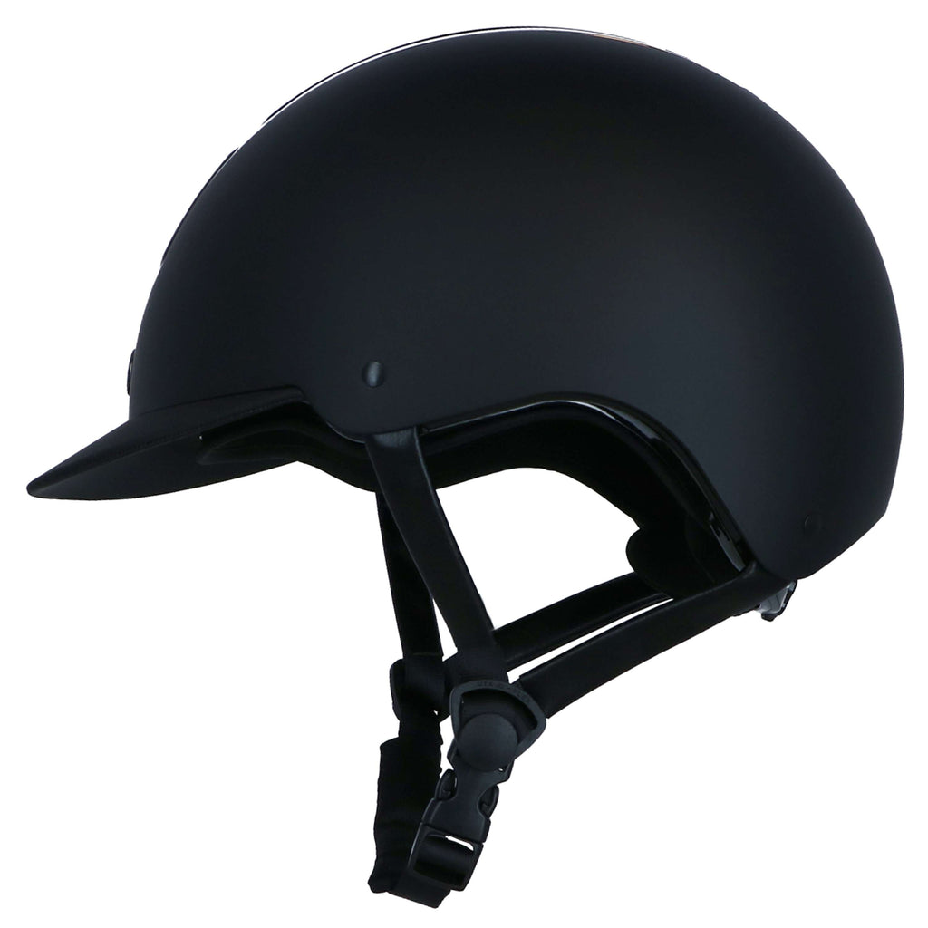 BR Casco de Equitación Lambda Negro/Gunmetal