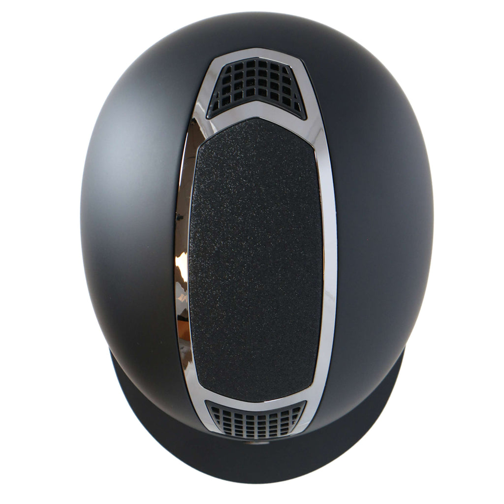 BR Casco de Equitación Lambda Negro/Gunmetal
