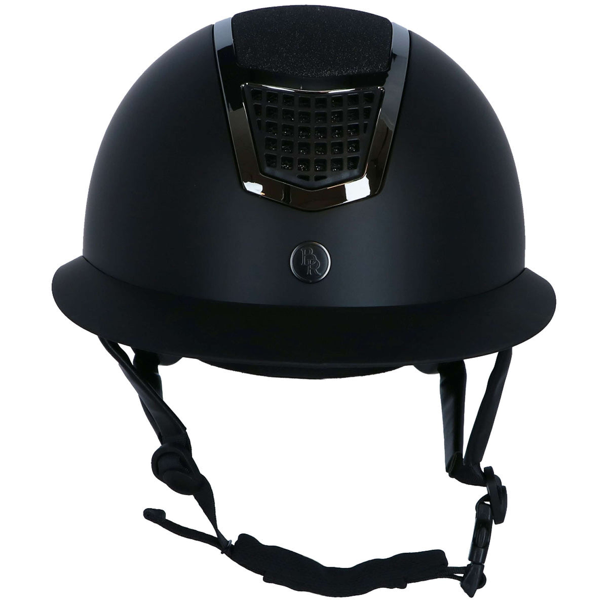 BR Casco de Equitación Lambda Plus Glitter Negro/Gunmetal