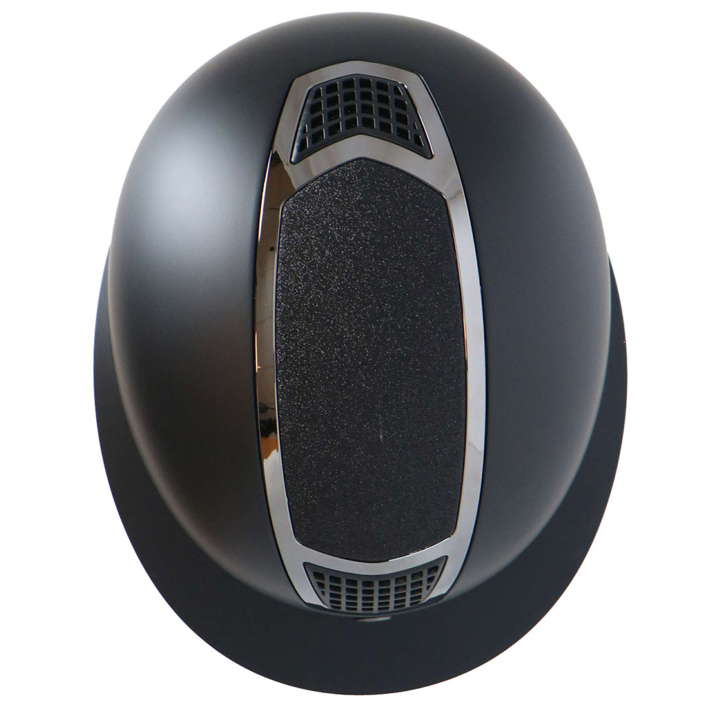 BR Casco de Equitación Lambda Plus Glitter Negro/Gunmetal