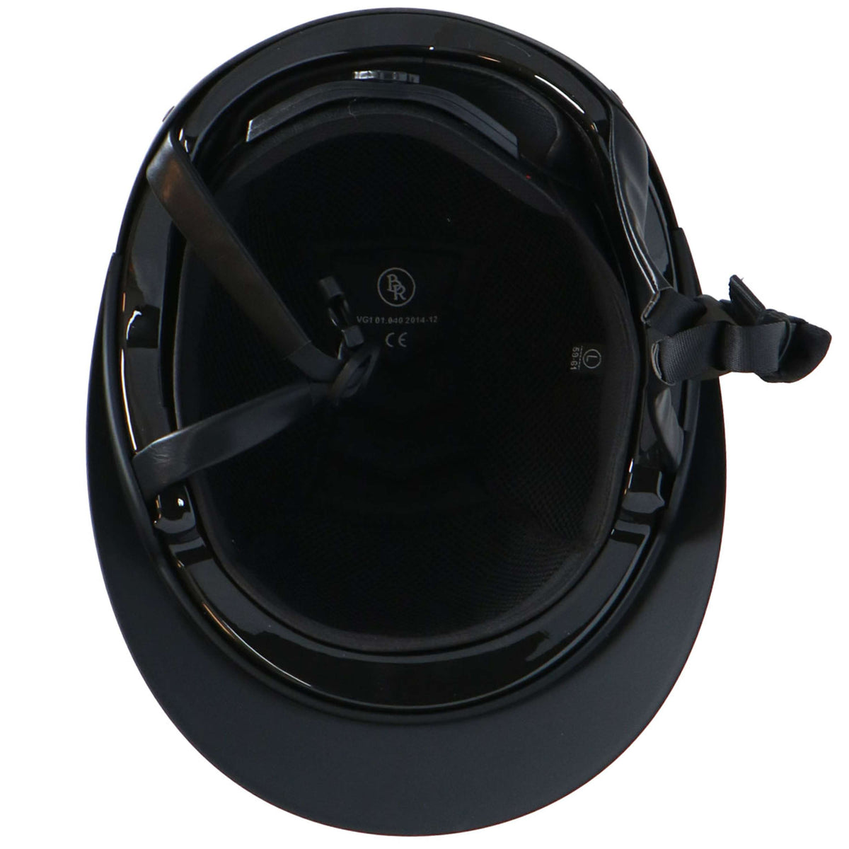 BR Casco de Equitación Lambda Plus Glitter Negro/Gunmetal