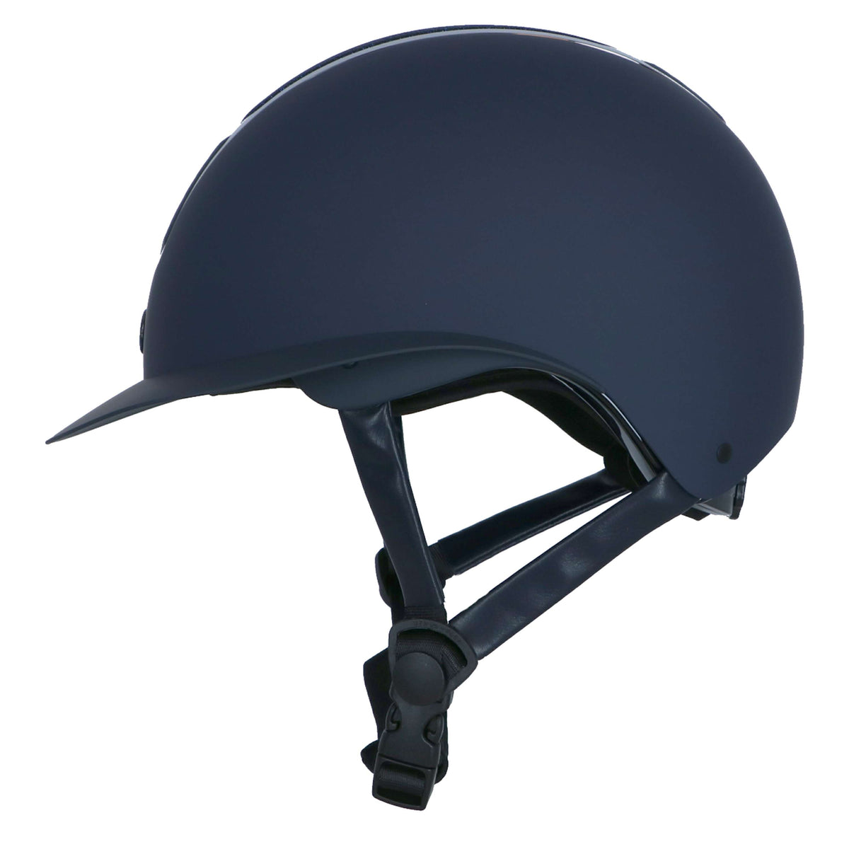 BR Casco de Equitación Lambda Plus Glitter Navy/Gunmetal
