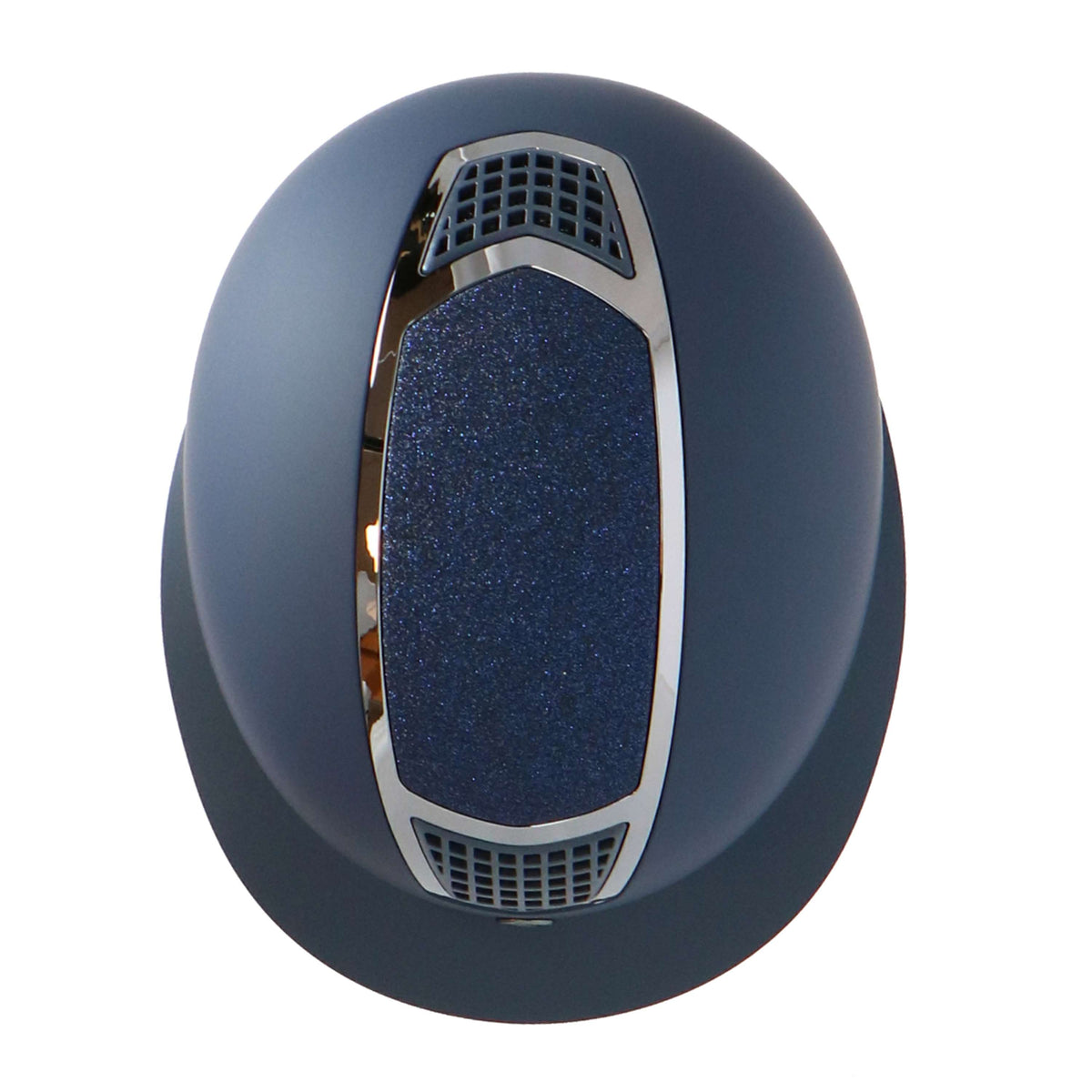BR Casco de Equitación Lambda Plus Glitter Navy/Gunmetal