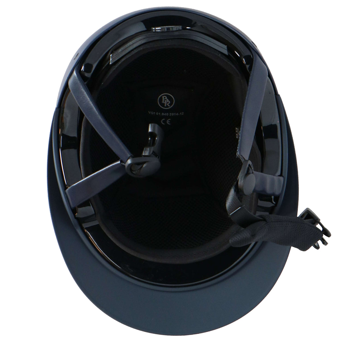 BR Casco de Equitación Lambda Plus Glitter Navy/Gunmetal