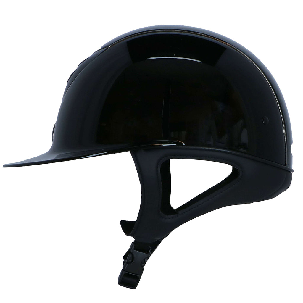 OneK Casco Avancé Glossy Líneas Chrome Negro