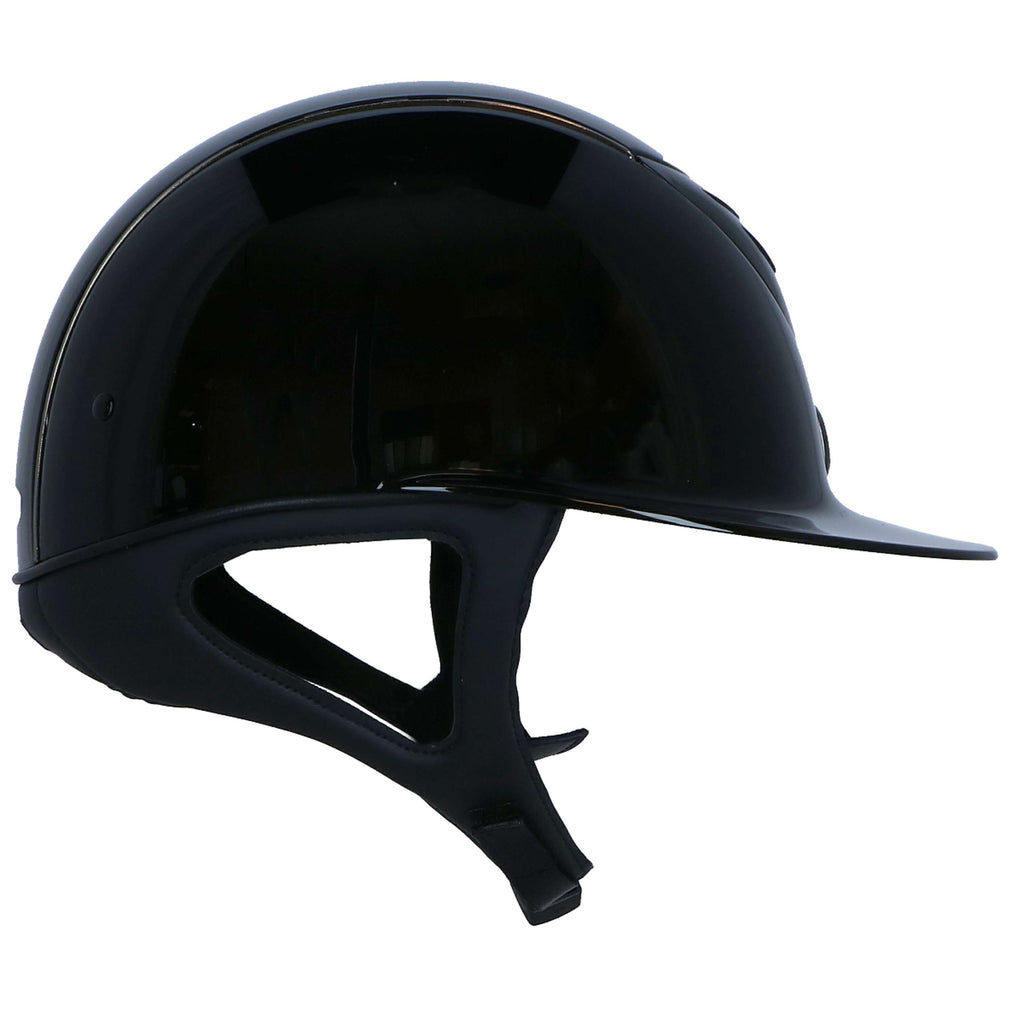 OneK Casco Avancé Glossy Líneas Chrome Negro