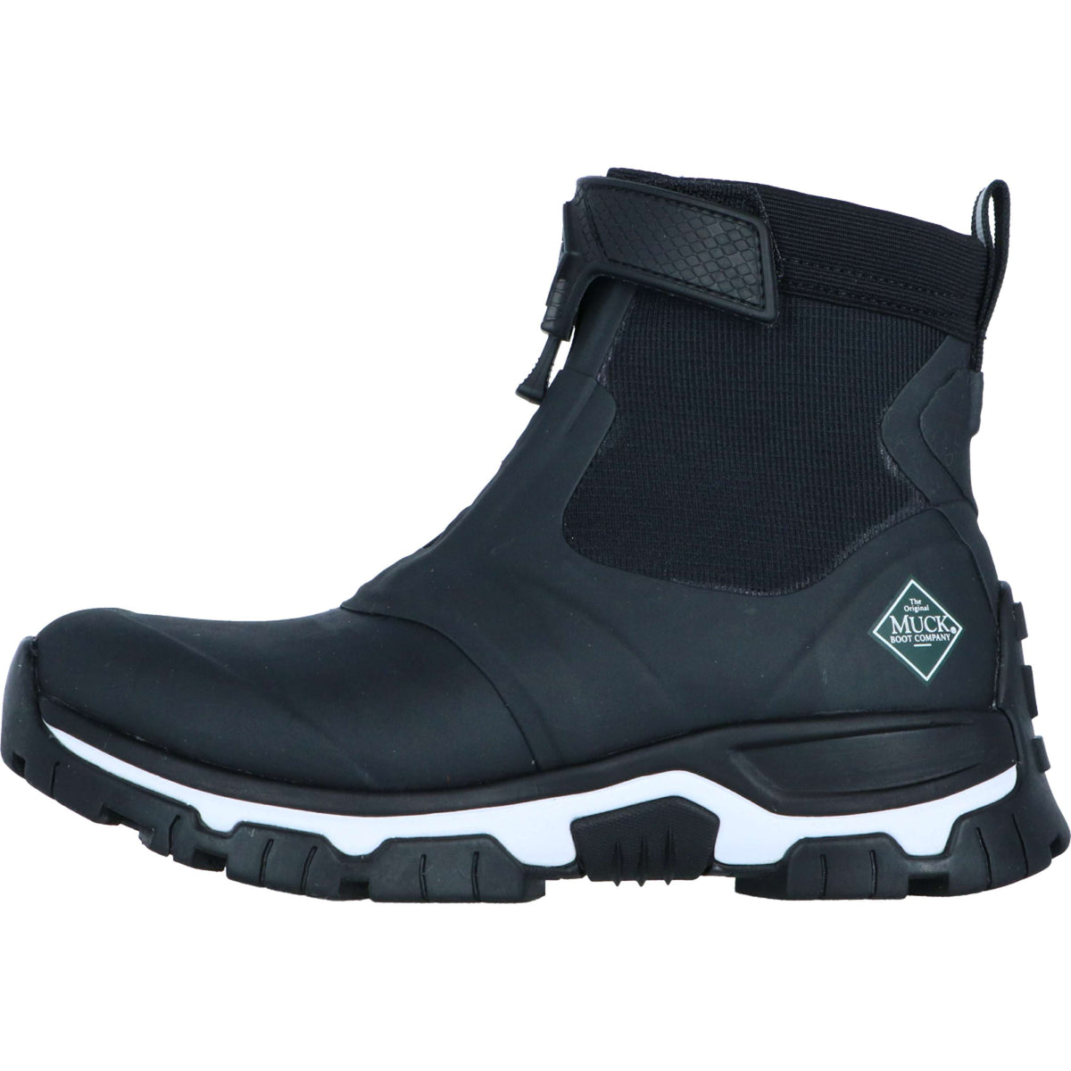 Muck Boot Zapato Apex Zip Mujer Negro/Blanco