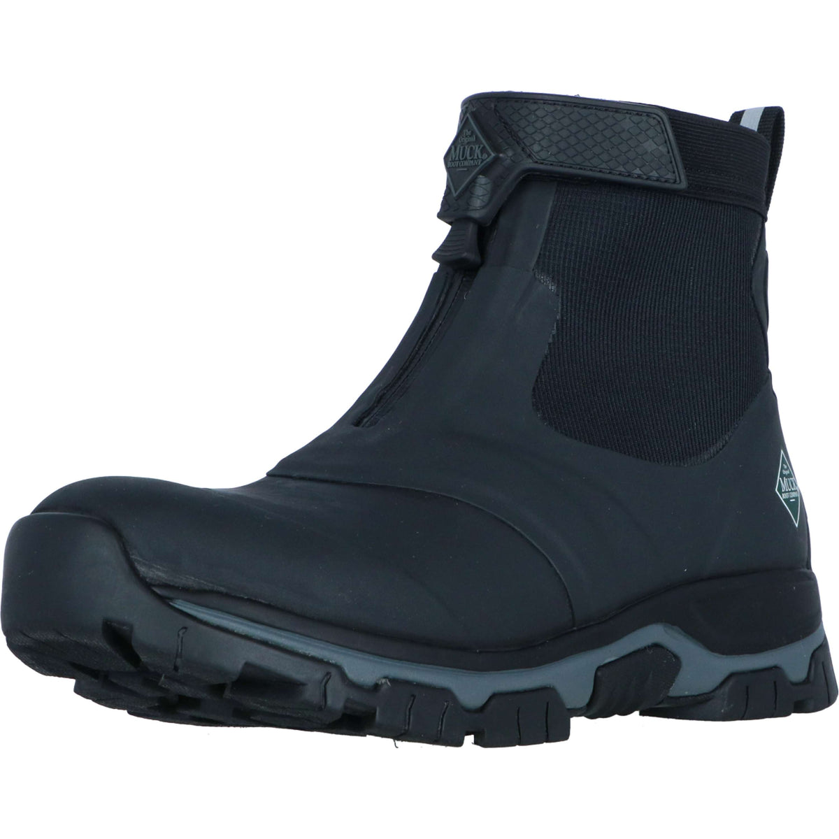 Muck Boot Zapato Apex Zip Hombres Negro Gris