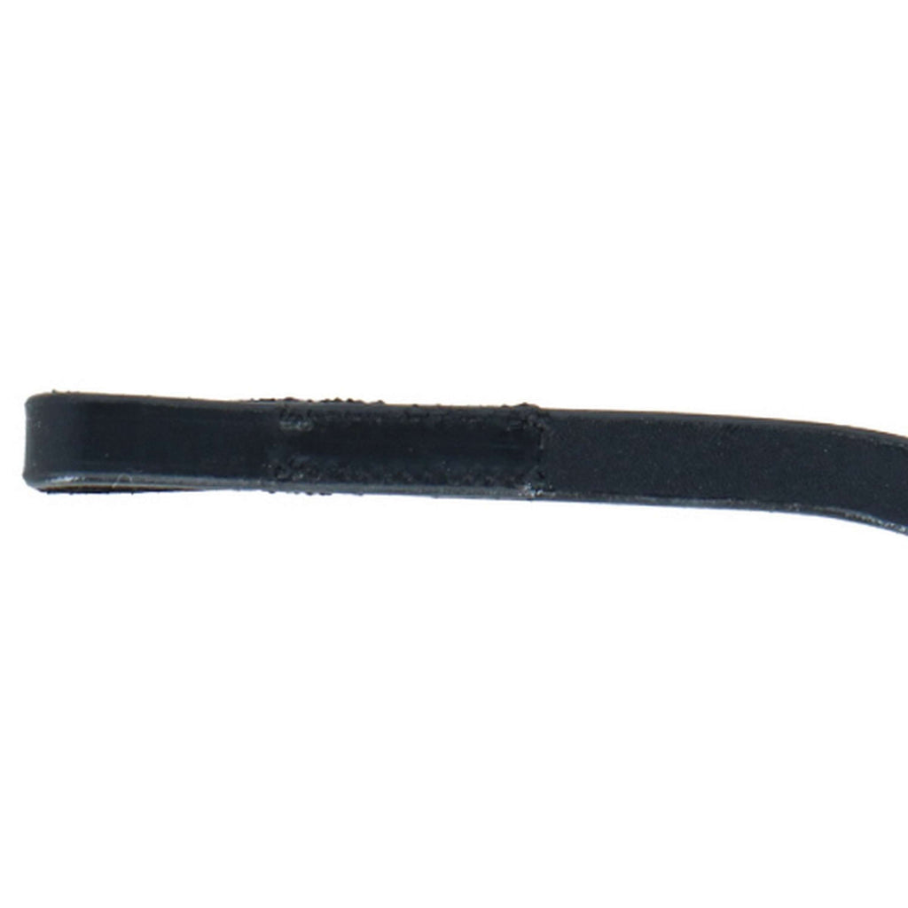 HB Frontal Cuero Estrecho Negro