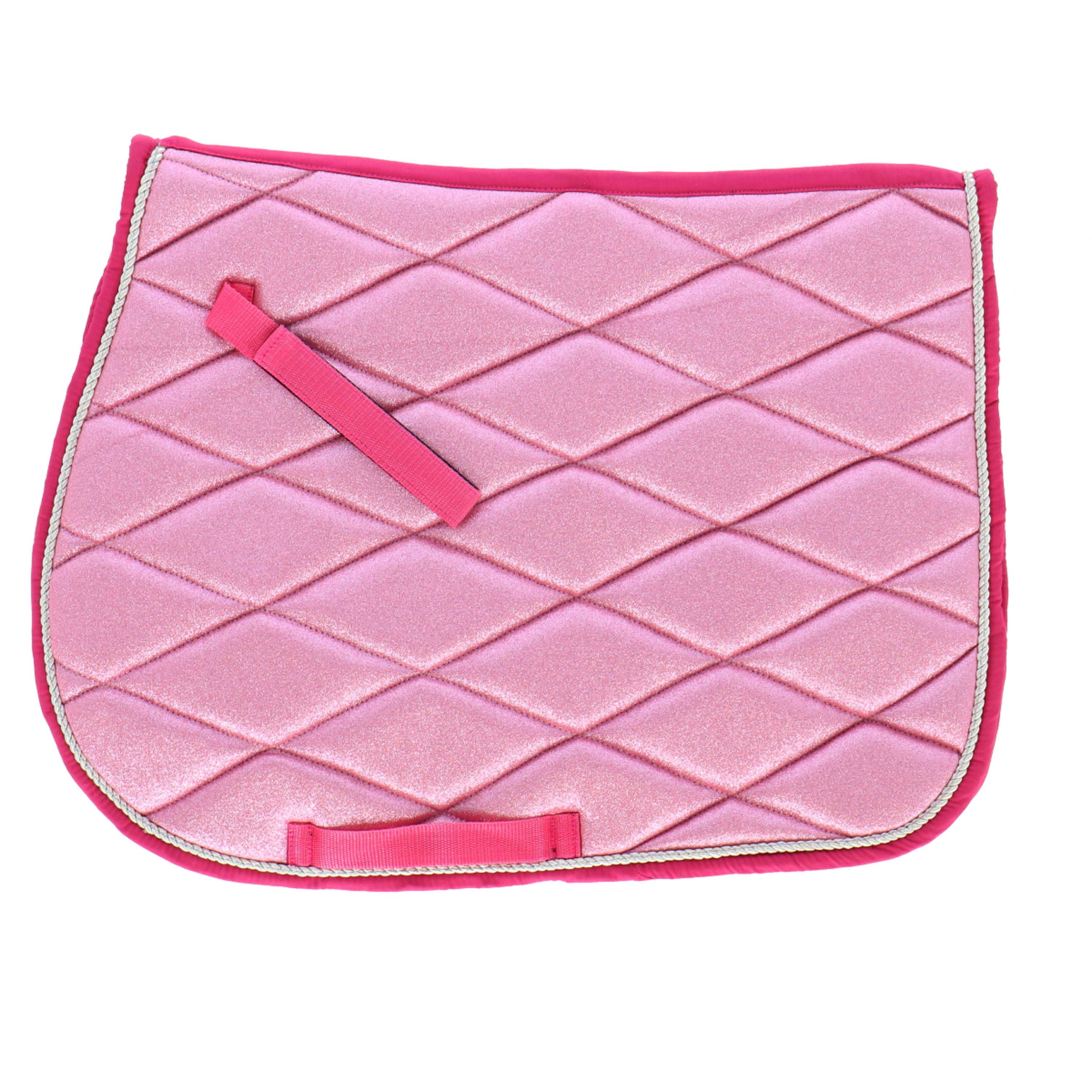 HB Mantilla Sparkling Glitter Pony Rosa