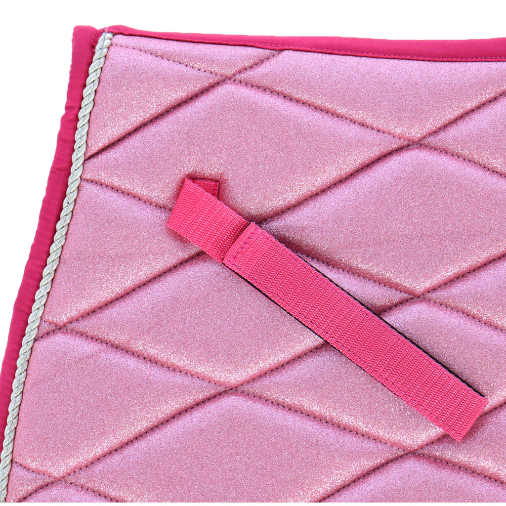 HB Mantilla Sparkling Glitter Pony Rosa