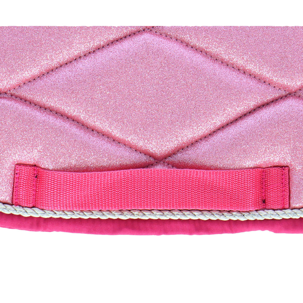 HB Mantilla Sparkling Glitter Pony Rosa