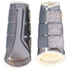 HB Protectores de piernas Gold Rush Glitter Gris