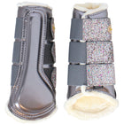 HB Protectores de piernas Gold Rush Glitter Gris