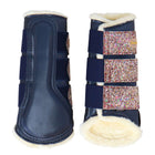 HB Protectores de piernas Gold Rush Glitter Navy