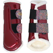 HB Showtime Protectores para Patas Gold Rush con Brillo Bordeaux