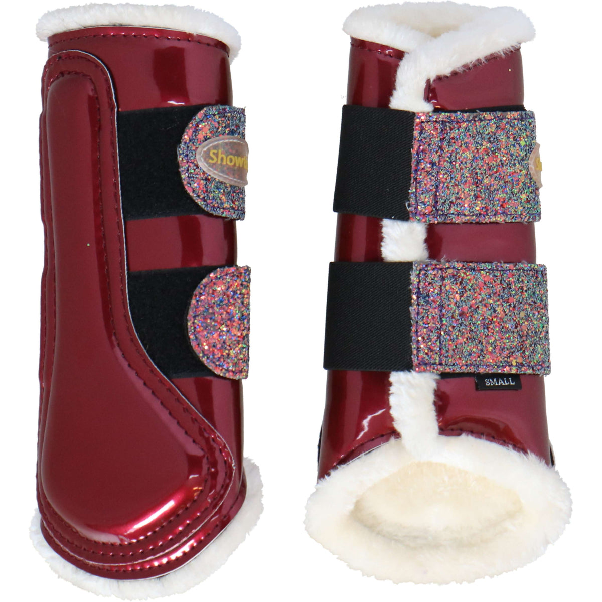 HB Showtime Protectores para Patas Gold Rush con Brillo Bordeaux
