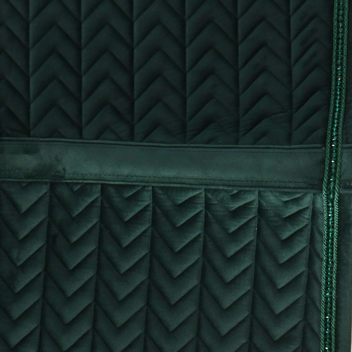 Kentucky Horsewear Mantilla Velvet Pearls Doma clásica Pine Green