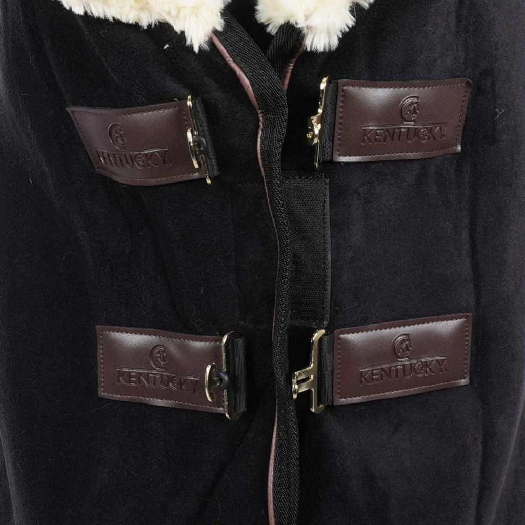 Kentucky Horsewear Manta para el sudor Show Fleece Heavy Negro