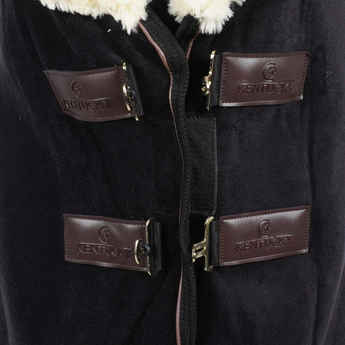 Kentucky Horsewear Manta para el sudor Show Fleece Heavy Negro