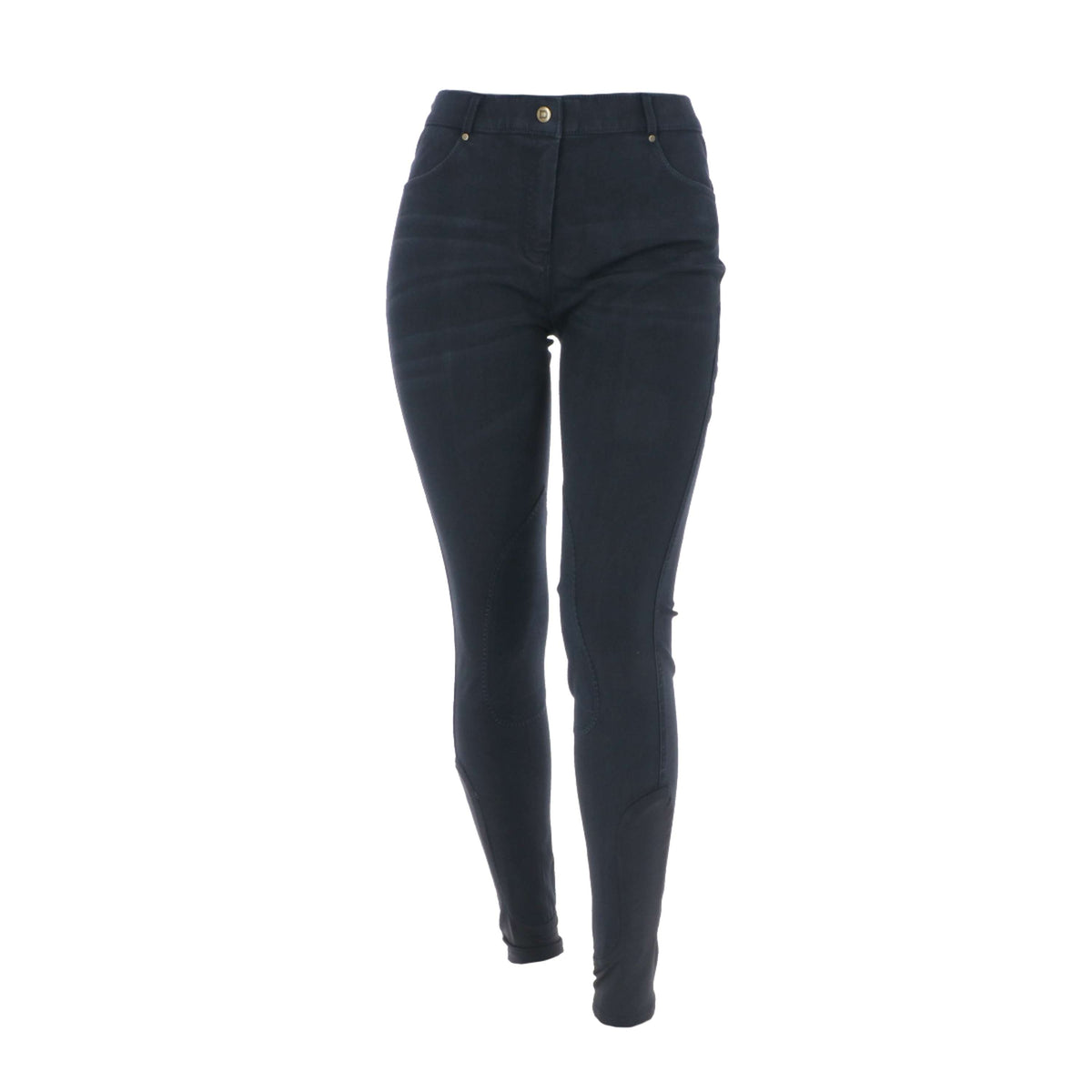 Dublin Pantalón de Equitación Shona Parche de rodilla Denim Ceniza