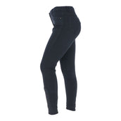 Dublin Pantalón de Equitación Shona Parche de rodilla Denim Ceniza