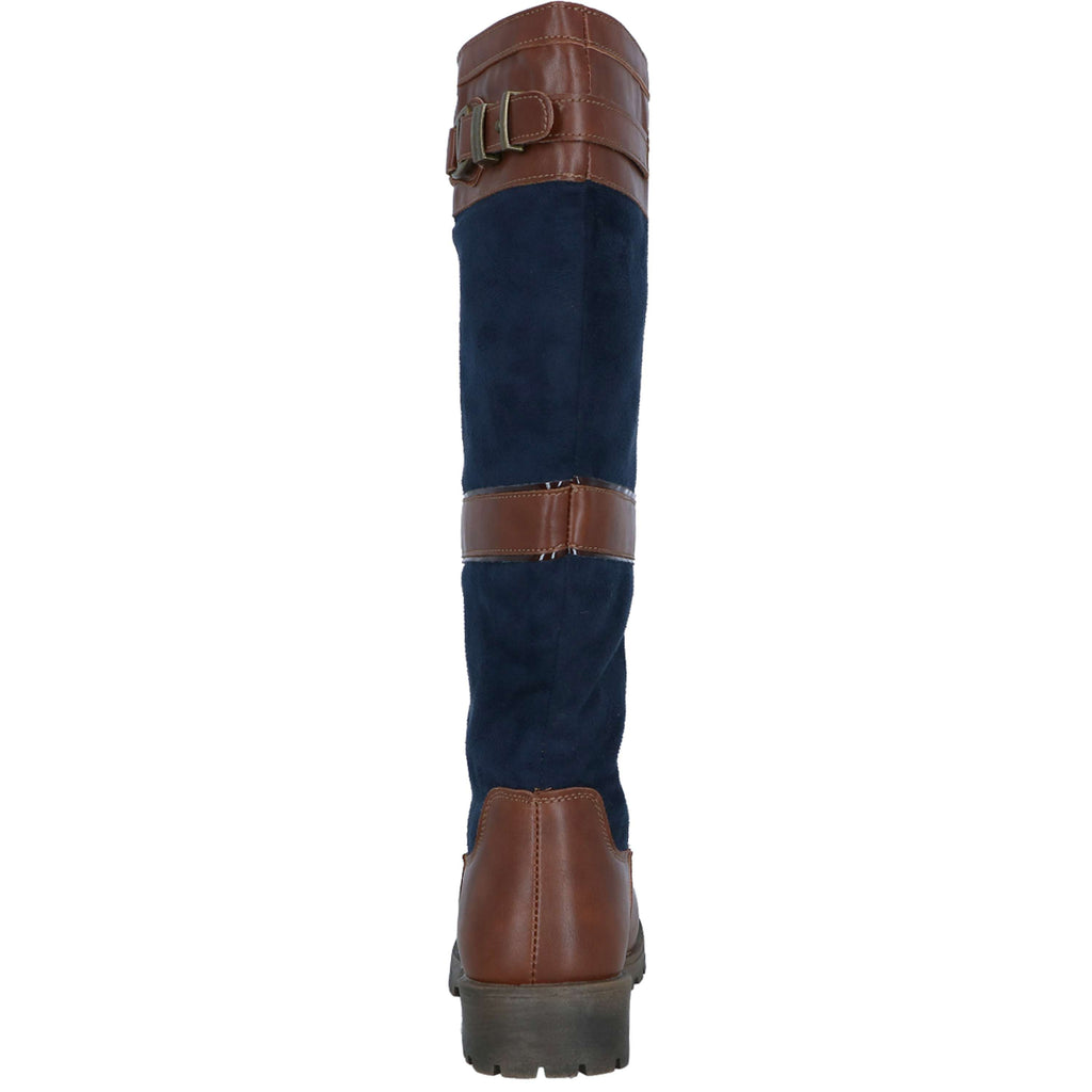 HKM Botas de Invierno Meghan Azul oscuro/Marron