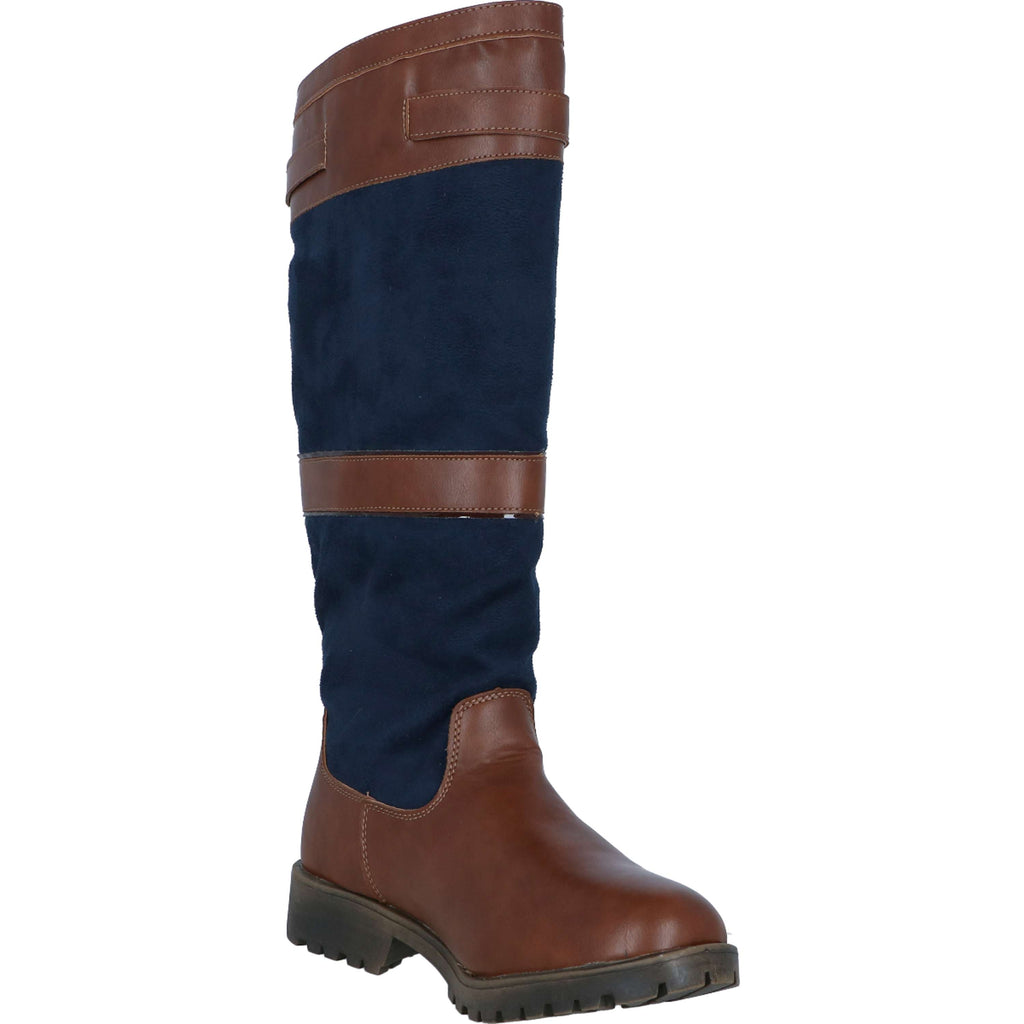 HKM Botas de Invierno Meghan Azul oscuro/Marron
