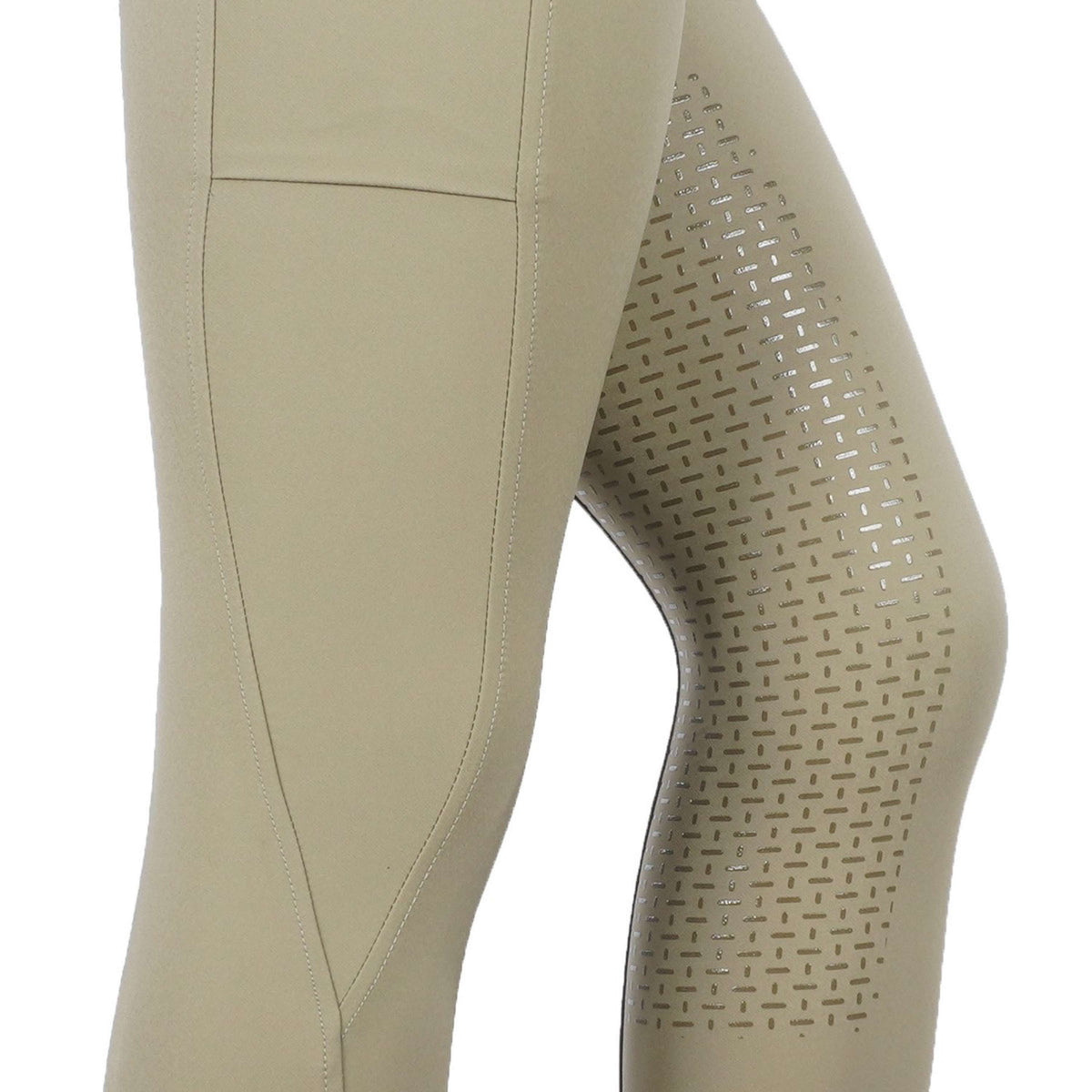 HKM Pantalón de Equitación Lea Silicon Full Grip Verde oliva