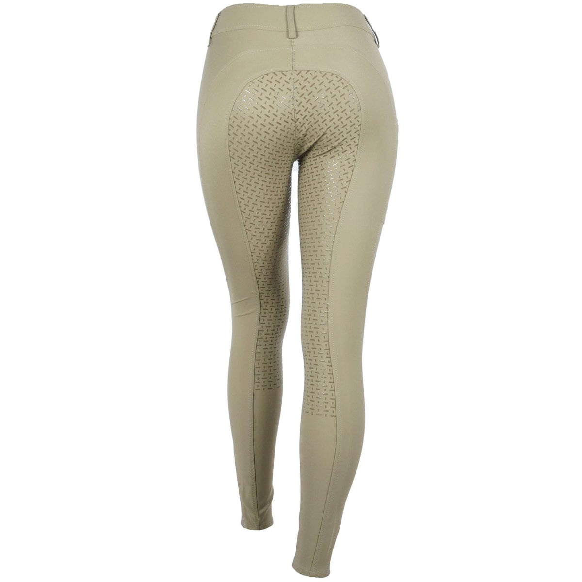 HKM Pantalón de Equitación Lea Silicon Full Grip Verde oliva