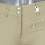 HKM Pantalón de Equitación Lea Silicon Full Grip Verde oliva