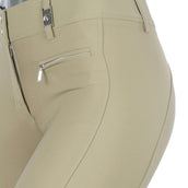 HKM Pantalón de Equitación Lea Silicon Full Grip Verde oliva