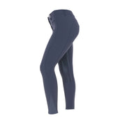 HKM Pantalón de Equitación Lea Silicon Full Grip Azul oscuro