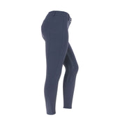 HKM Pantalón de Equitación Lea Silicon Full Grip Azul oscuro
