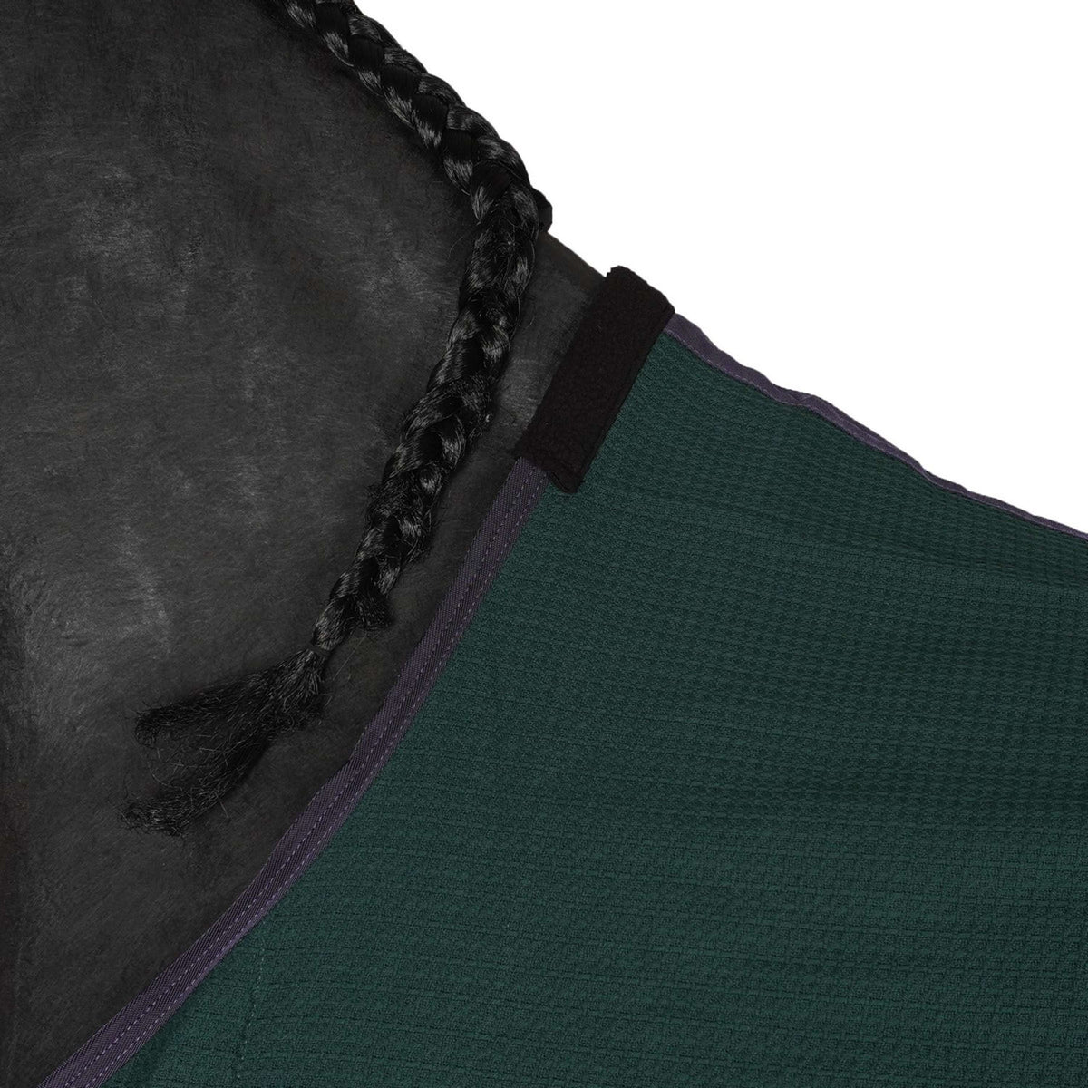 HKM Manta de Establo Oakland Waffeloptik Verde Oscuro